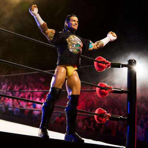 WWE Ultimate Edition CM Punk Action Figure, WWE product photograph published by Mattel Creations