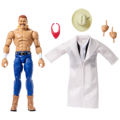 WWE Elite Legends Smoking Guns Billy Gunn Action Figure, WWE product photograph published by Mattel Creations