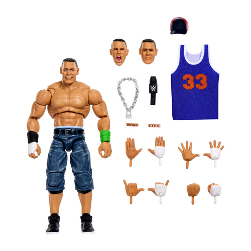 WWE Ultimate Edition John Cena Action Figure, WWE product photograph published by Mattel Creations