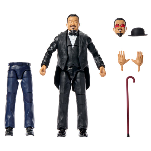 WWE Legends Elite Collection Mr. Fuji Action Figure, WWE product photograph published by Mattel Creations