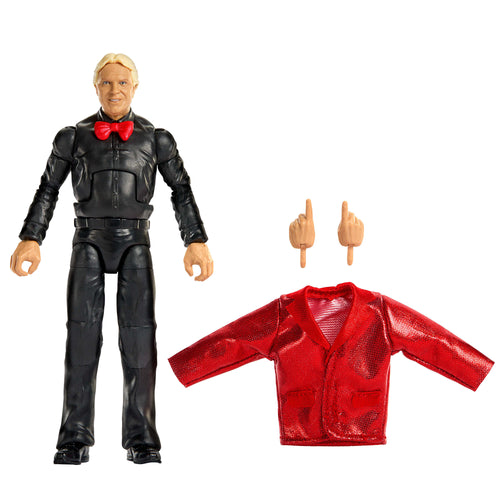 WWE Elite Legends Bobby “The Brain” Heenan Action Figure, WWE product photograph published by Mattel Creations