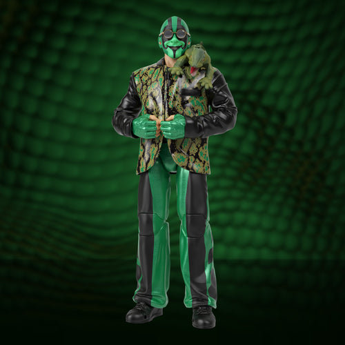 AAA Ultimate Edition Mr. Iguana Action Figure, WWE product photograph published by Mattel Creations