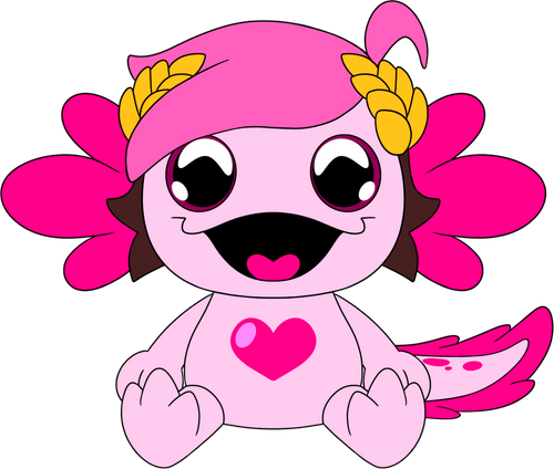 Vernias - Axolotias Plush (9in), Youtooz plush product photograph published by Youtooz