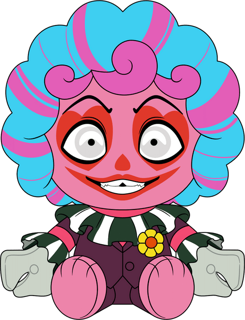 Blah Blah the Clown Plush (9in), Youtooz plush product photograph published by Youtooz