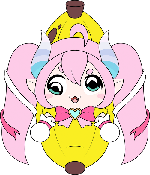 Banana Chibidoki Plush (9in), Youtooz plush product photograph published by Youtooz