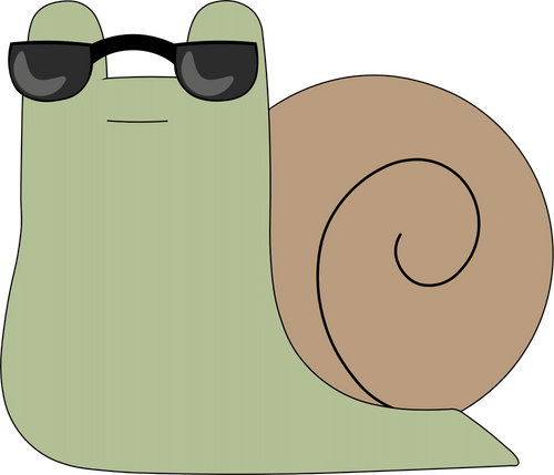 Poorly Drawn Lines Snail Plush (9in), Youtooz plush product photograph published by Youtooz