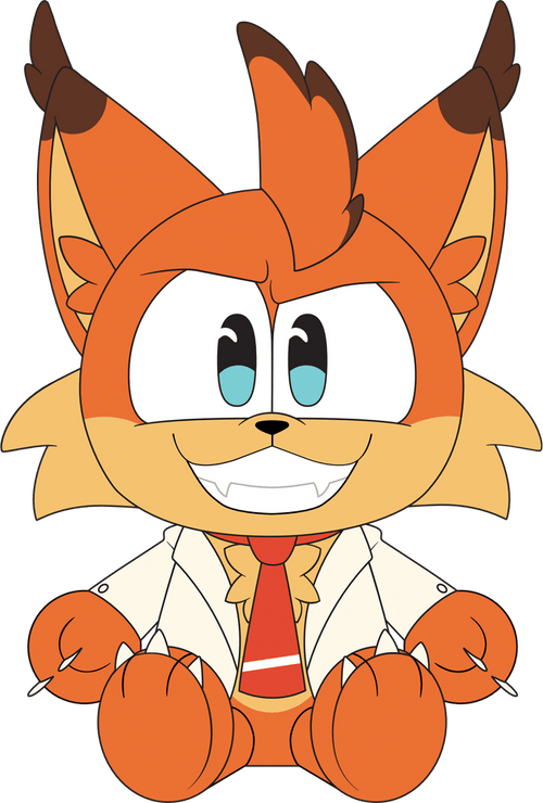 Bubsy 4D Plush (9in), Youtooz plush product photograph published by Youtooz