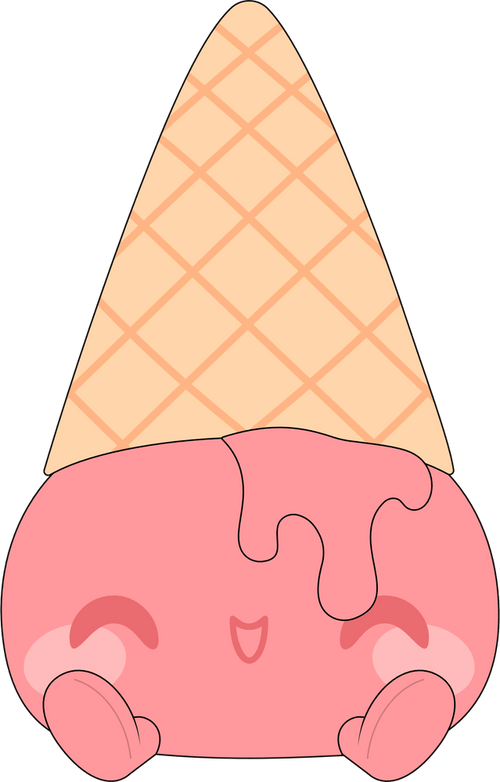 Ice Cream Plush (9in), Youtooz plush product photograph published by Youtooz