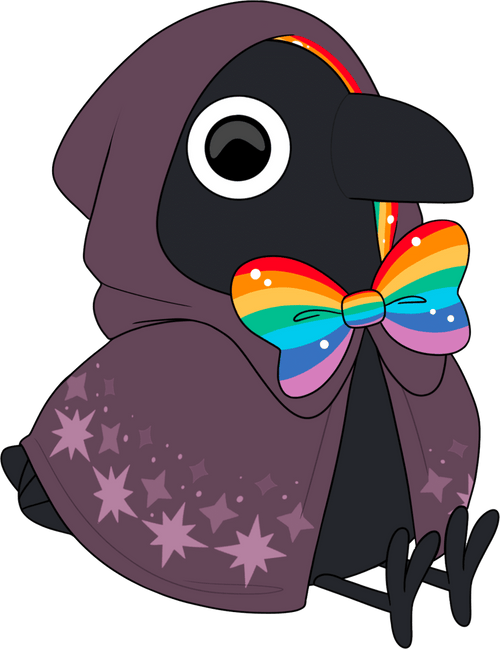 Crow Time Plush (9in), Youtooz plush product photograph published by Youtooz