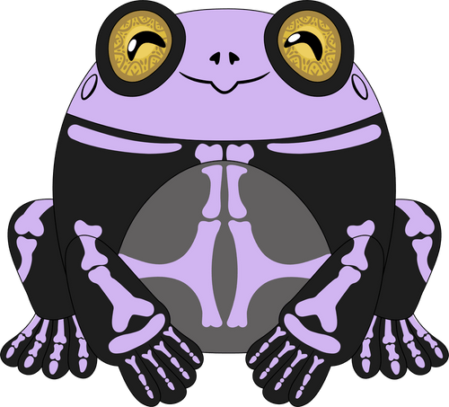 Tibitha the Skeletoad Plush (9in), Youtooz plush product photograph published by Youtooz