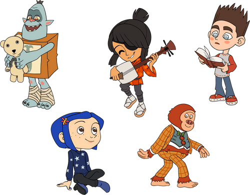 Laika Pin Set, Youtooz vinyl figures product photograph published by Youtooz