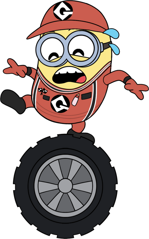 Tire Minion  Spinning Pin, Youtooz vinyl figures product photograph published by Youtooz