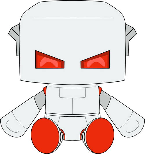 Robot-01 Plush (9in), Youtooz vinyl figures product photograph published by Youtooz