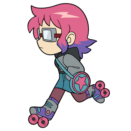 Ramona Skating Pin, Youtooz vinyl figures product photograph published by Youtooz