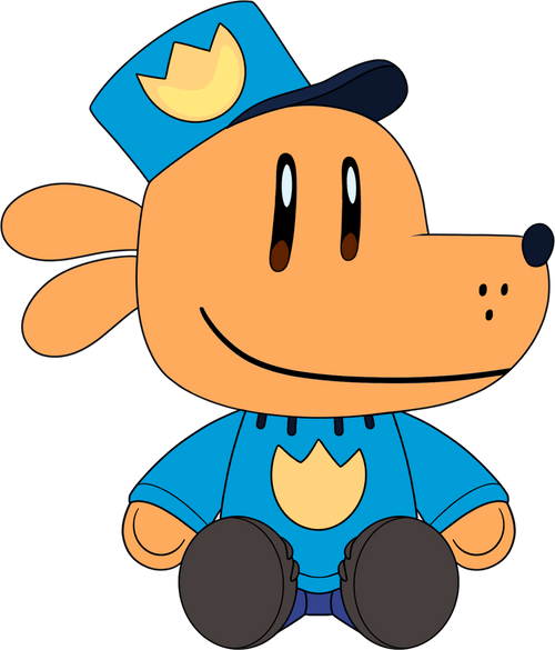 Dog Man Plush (9in), Youtooz plush product photograph published by Youtooz