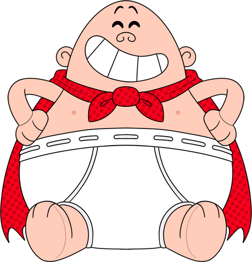 Captain Underpants Plush (9in), Youtooz plush product photograph published by Youtooz