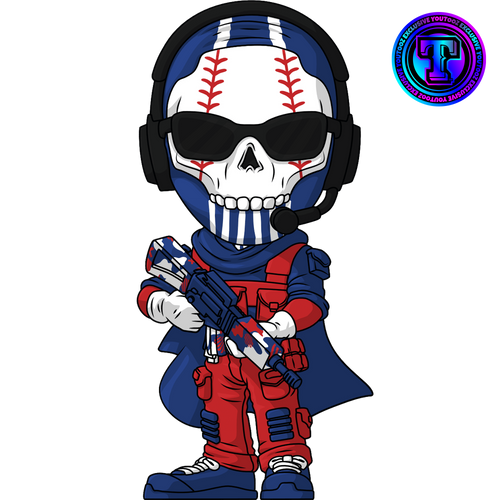 Texas Rangers Ghost, Youtooz vinyl figures product photograph published by Youtooz