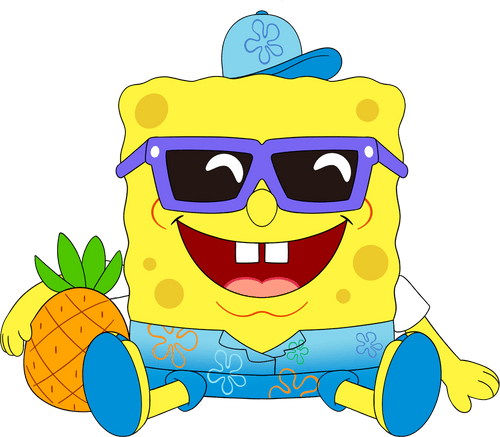 Summer SpongeBob Plush (9in), Youtooz vinyl figures product photograph published by Youtooz
