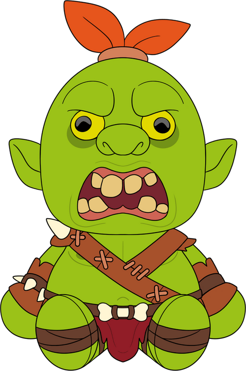 Light Orc Plush (9in), Youtooz vinyl figures product photograph published by Youtooz