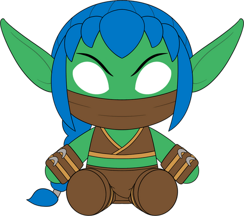 Stealth Elf Plush (9in), Youtooz vinyl figures product photograph published by Youtooz