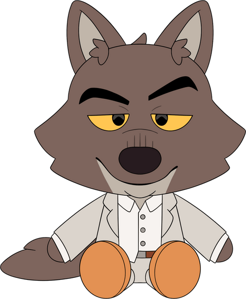 Mr. Wolf Plush (9in), Youtooz vinyl figures product photograph published by Youtooz