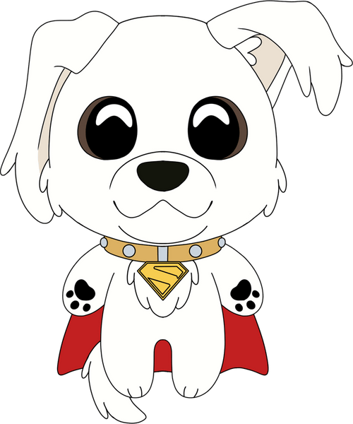 Krypto Keychain (5in), Youtooz vinyl figures product photograph published by Youtooz