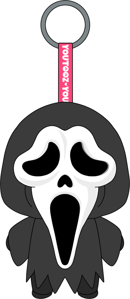Ghost Face Keychain (5in), Youtooz vinyl figures product photograph published by Youtooz