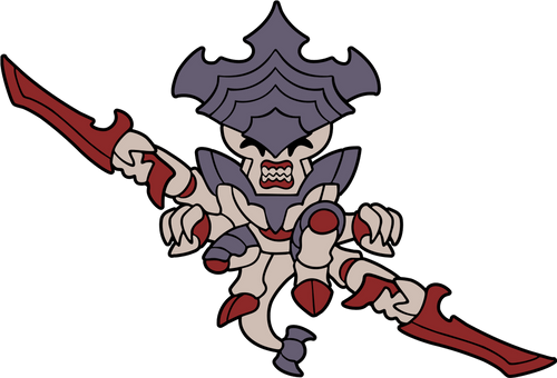 Tyranid Warrior Pin, Youtooz vinyl figures product photograph published by Youtooz