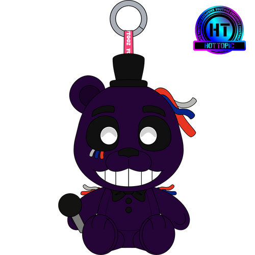 Shadow Freddy Keychain (5in), Youtooz vinyl figures product photograph published by Youtooz
