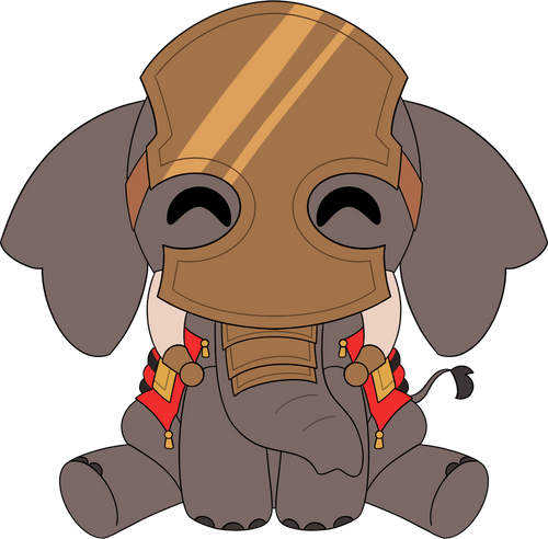 War Elephant Plush (9in), Youtooz vinyl figures product photograph published by Youtooz