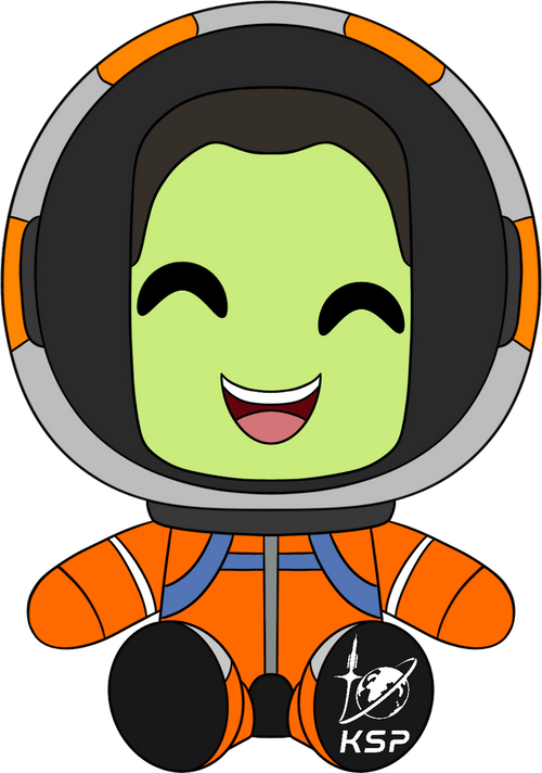 Kerbal Space Program Male Plush (9in), Youtooz vinyl figures product photograph published by Youtooz