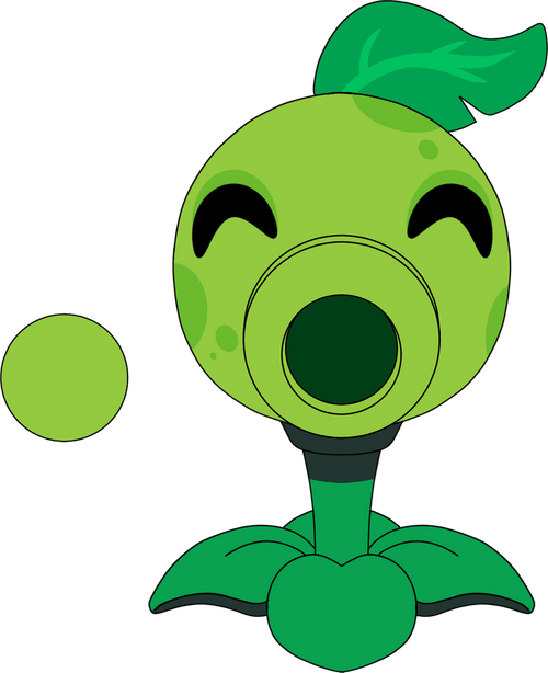 Peashooter Plush (9in), Youtooz vinyl figures product photograph published by Youtooz