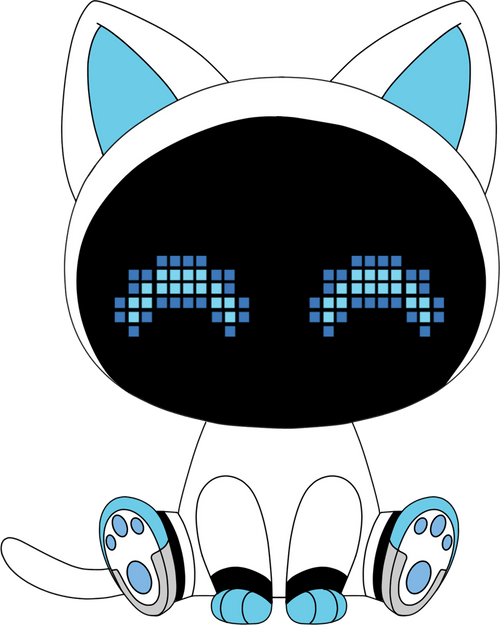 Cat Bot Plush (9in), Youtooz vinyl figures product photograph published by Youtooz