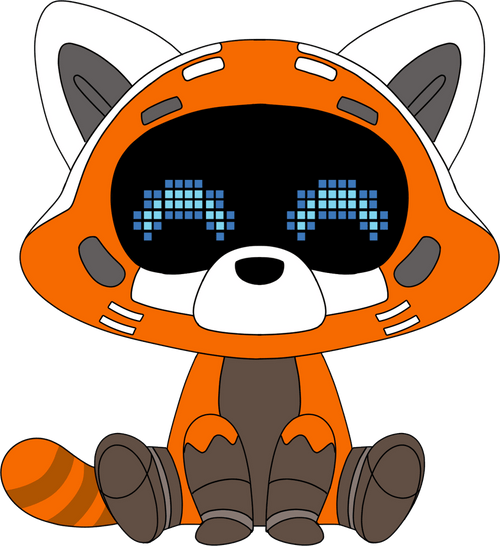 Red Panda Bot Plush (9in), Youtooz vinyl figures product photograph published by Youtooz