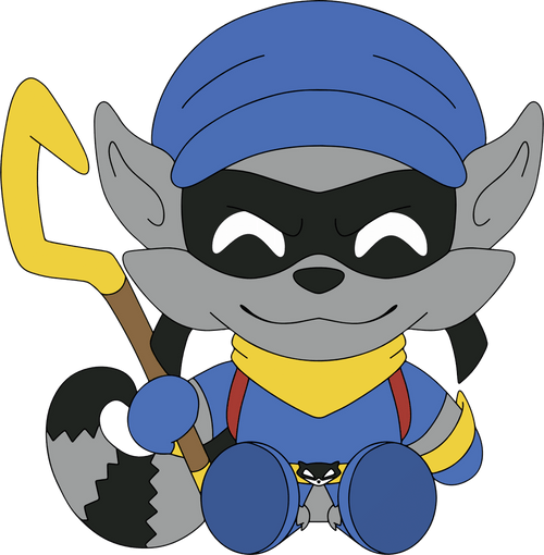Sly Cooper Plush (9in), Youtooz vinyl figures product photograph published by Youtooz
