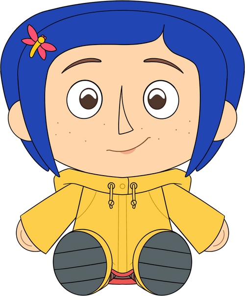 Coraline Plush (9in), Youtooz vinyl figures product photograph published by Youtooz