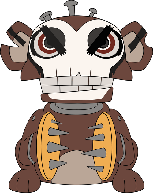Wind Up Monkey Plush (9in), Youtooz vinyl figures product photograph published by Youtooz