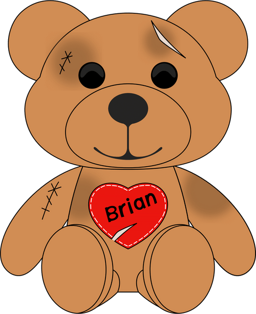 Teddy Bear Plush (9in), Youtooz plush product photograph published by Youtooz
