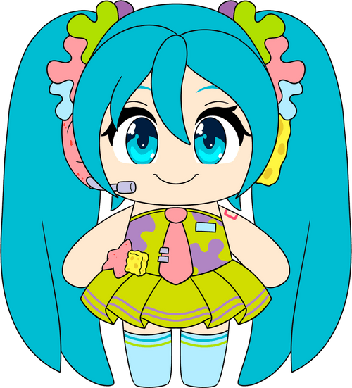 Patrick Miku Plush (9in), Youtooz plush product photograph published by Youtooz