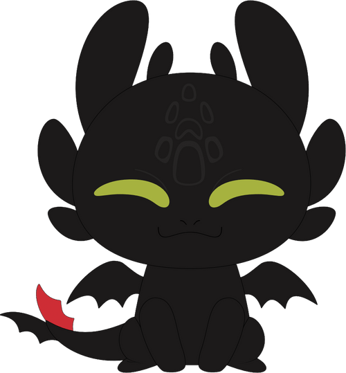 Toothless Keychain (5in), Youtooz vinyl figures product photograph published by Youtooz