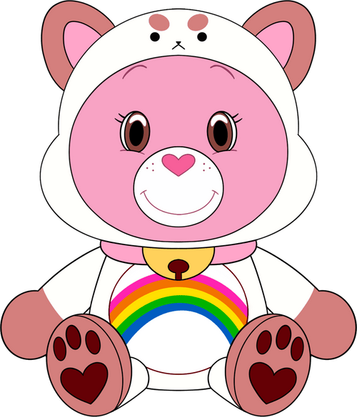 Puppycat x Cheer Bear Plush (9in), Youtooz vinyl figures product photograph published by Youtooz