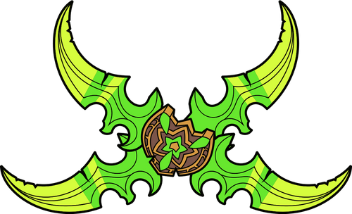 Illidian Stormrage's Warglaives Pin, Youtooz vinyl figures product photograph published by Youtooz