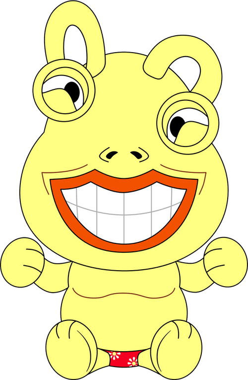 Ojama Yellow Plush (9in), Youtooz vinyl figures product photograph published by Youtooz
