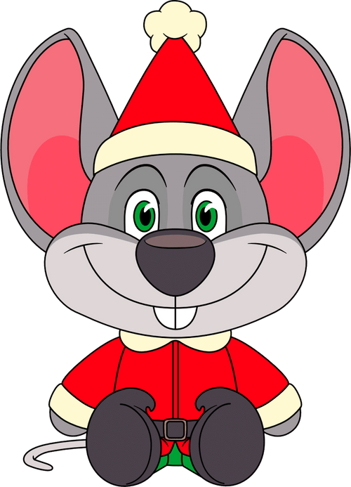 Chuck E. Cheese Christmas Edition Plush (9in), Youtooz vinyl figures product photograph published by Youtooz