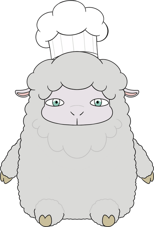Sheep Cook Plush (9in), Youtooz vinyl figures product photograph published by Youtooz