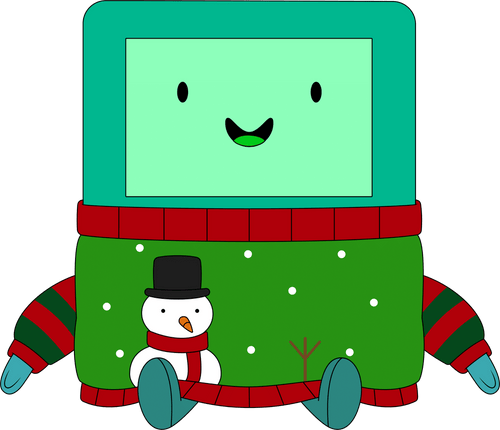 BMO Christmas Edition Plush (9in), Youtooz vinyl figures product photograph published by Youtooz