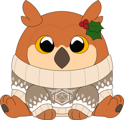 Holiday Owlbear Plush (9in), Youtooz vinyl figures product photograph published by Youtooz
