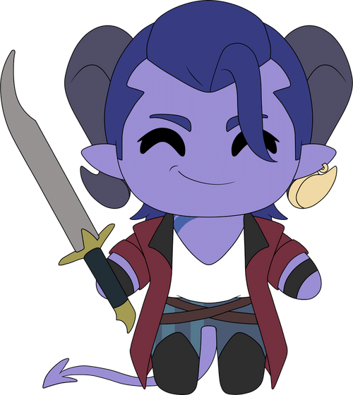Critical Role: Mighty Nein Animated Series Mollymauk Plush (9in), Youtooz vinyl figures product photograph published by Youtooz