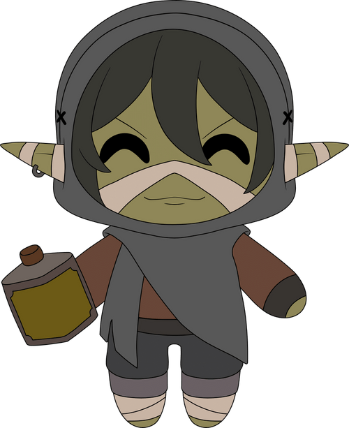 Critical Role: Mighty Nein Animated Series Nott Plush (9in), Youtooz vinyl figures product photograph published by Youtooz