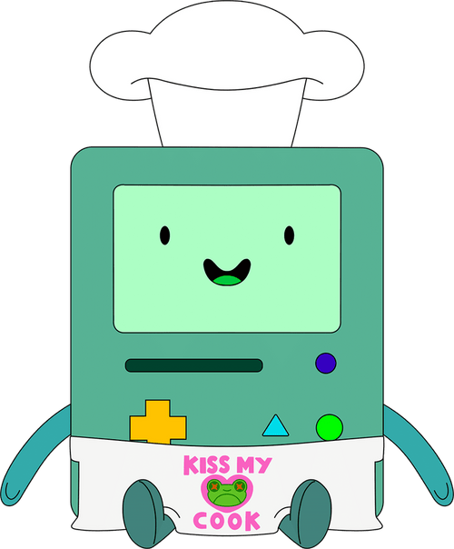 Kiss My Cook BMO Plush (9in), Youtooz vinyl figures product photograph published by Youtooz